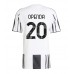 Juventus Lois Openda #20 Hjemmedrakt 2025-26 Kortermet